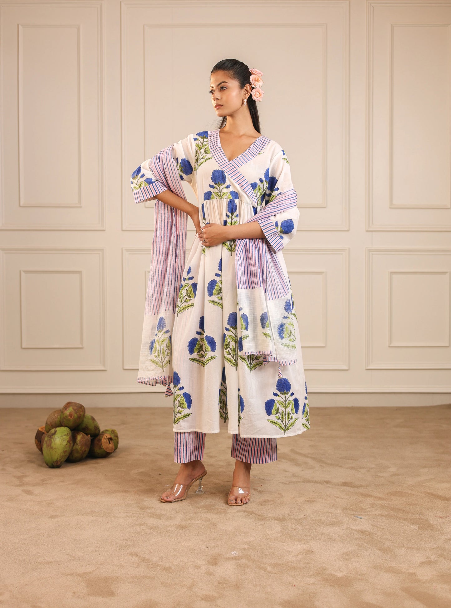 Bloom & Stripes Angrakha