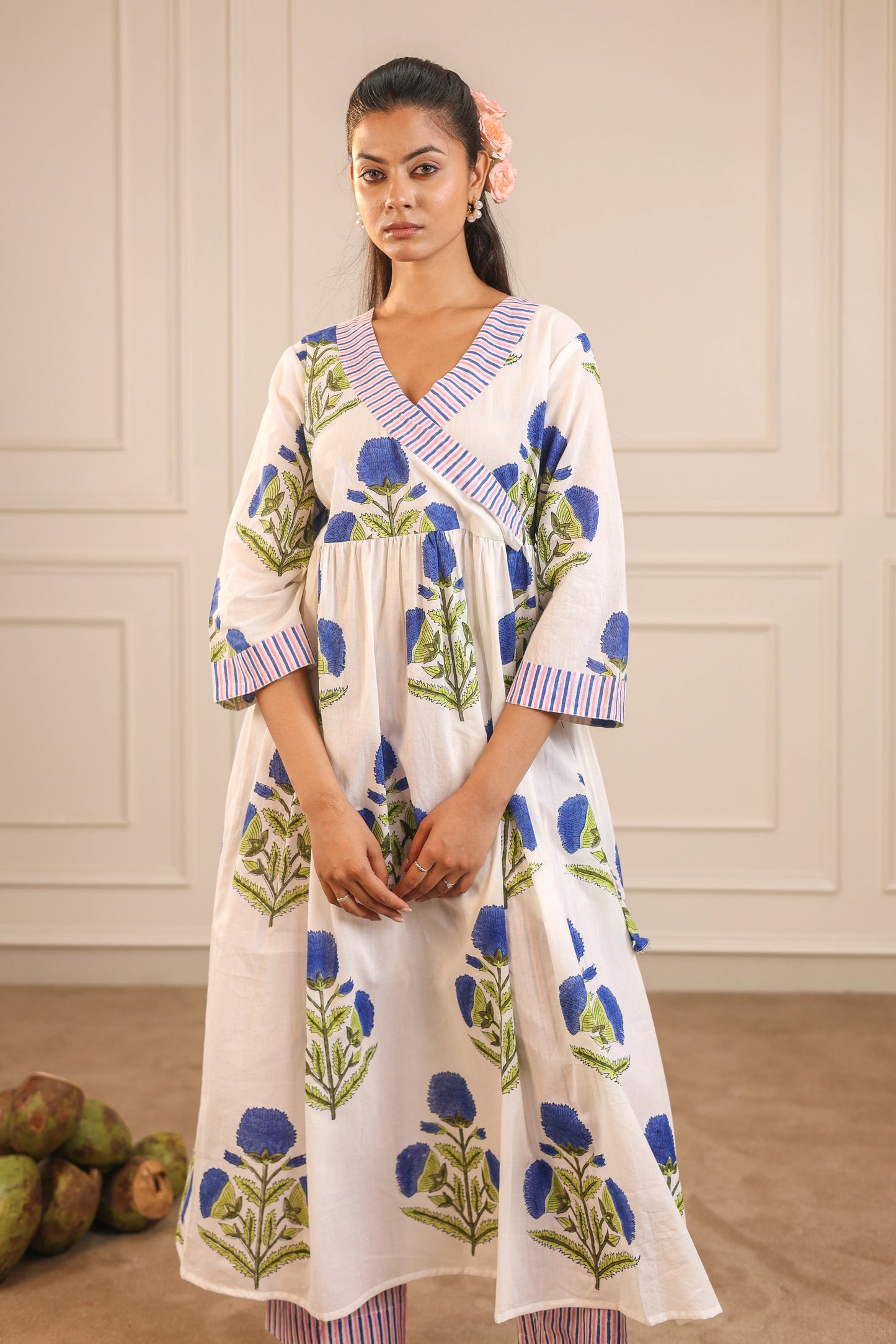 Bloom & Stripes Angrakha