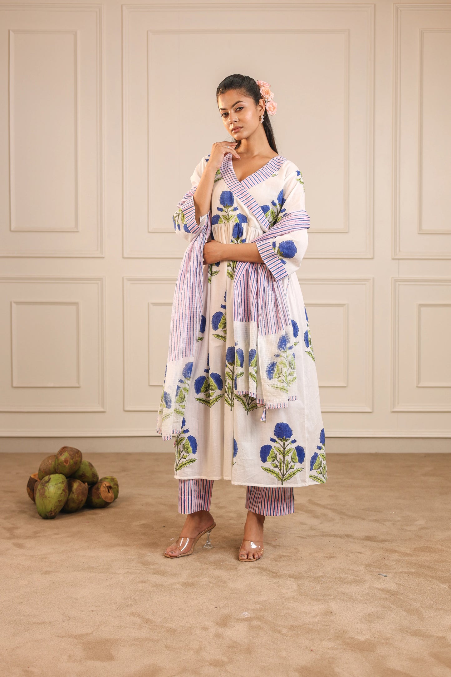 Bloom & Stripes Angrakha