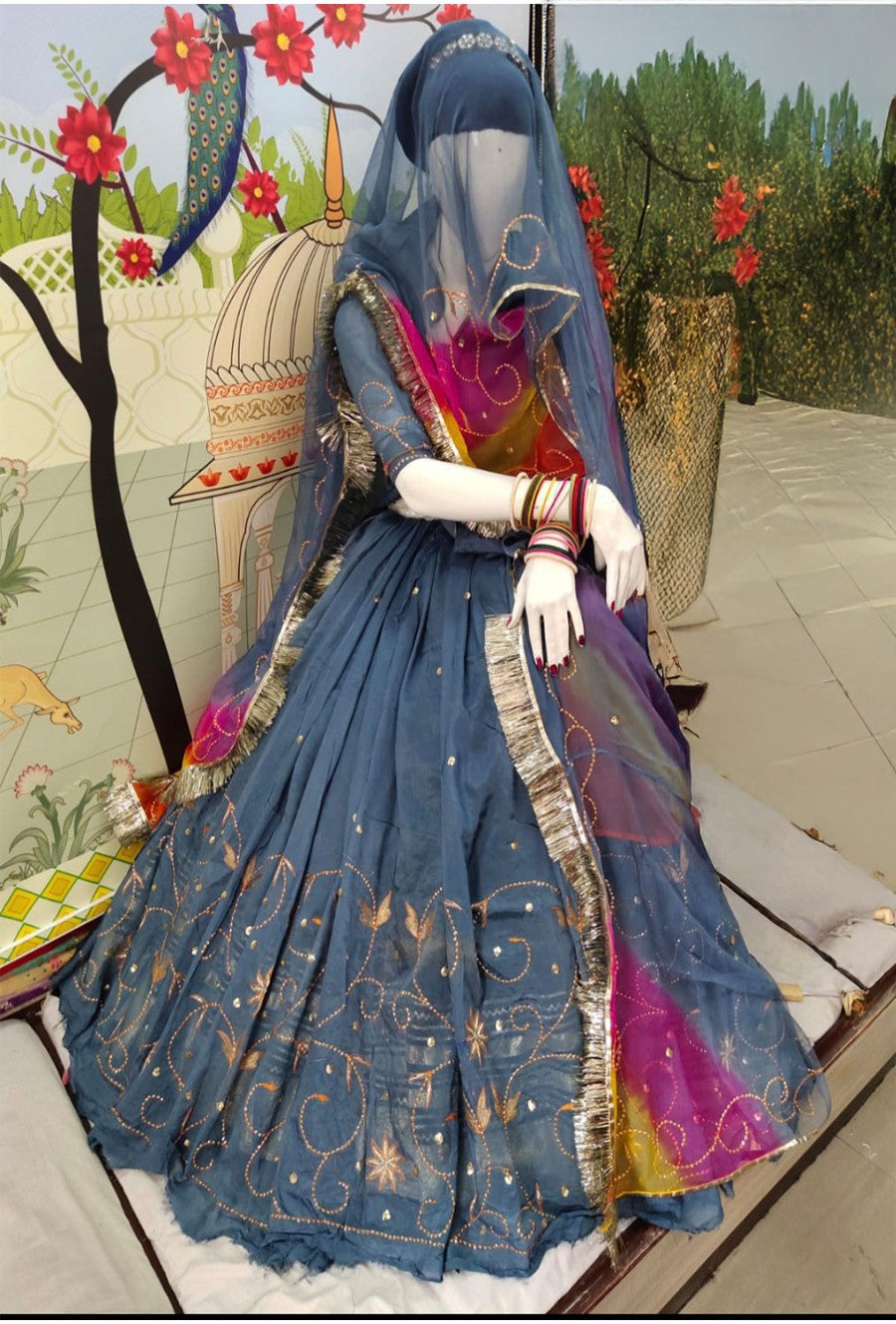 Neelima Rajasthani Lehenga Set