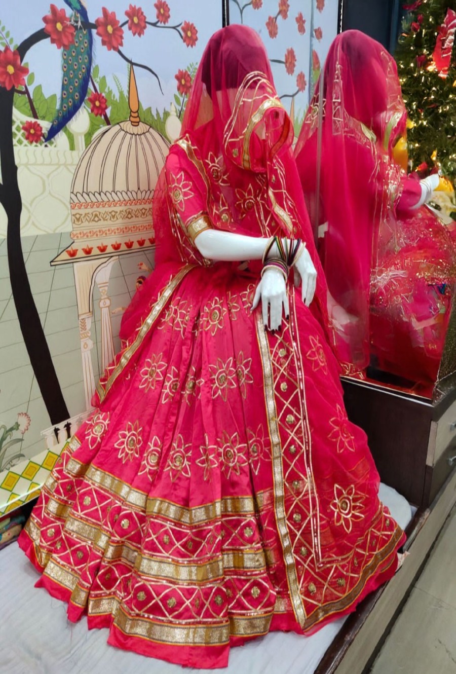 Signature Red & Gold Rajputi Poshak