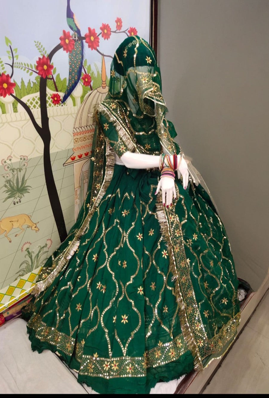 Tariya Rajasthani Lehenga Set