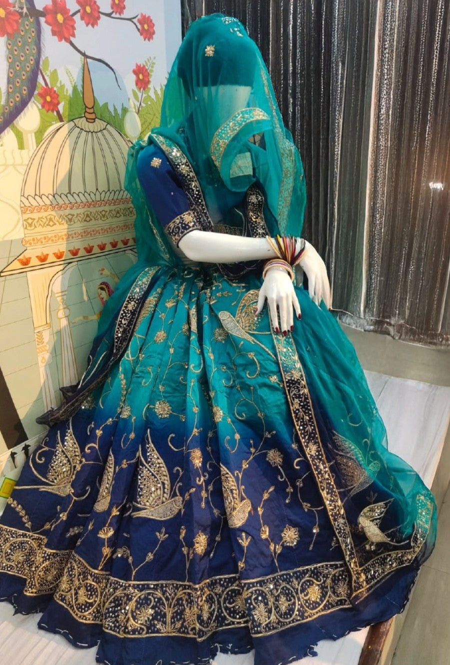 Neelkanthi Rajputi Poshak