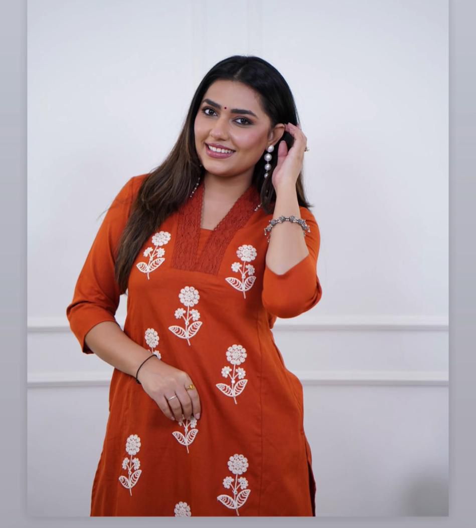 Copper Suit set Pure Cotton