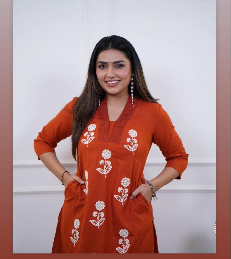 Copper Suit set Pure Cotton