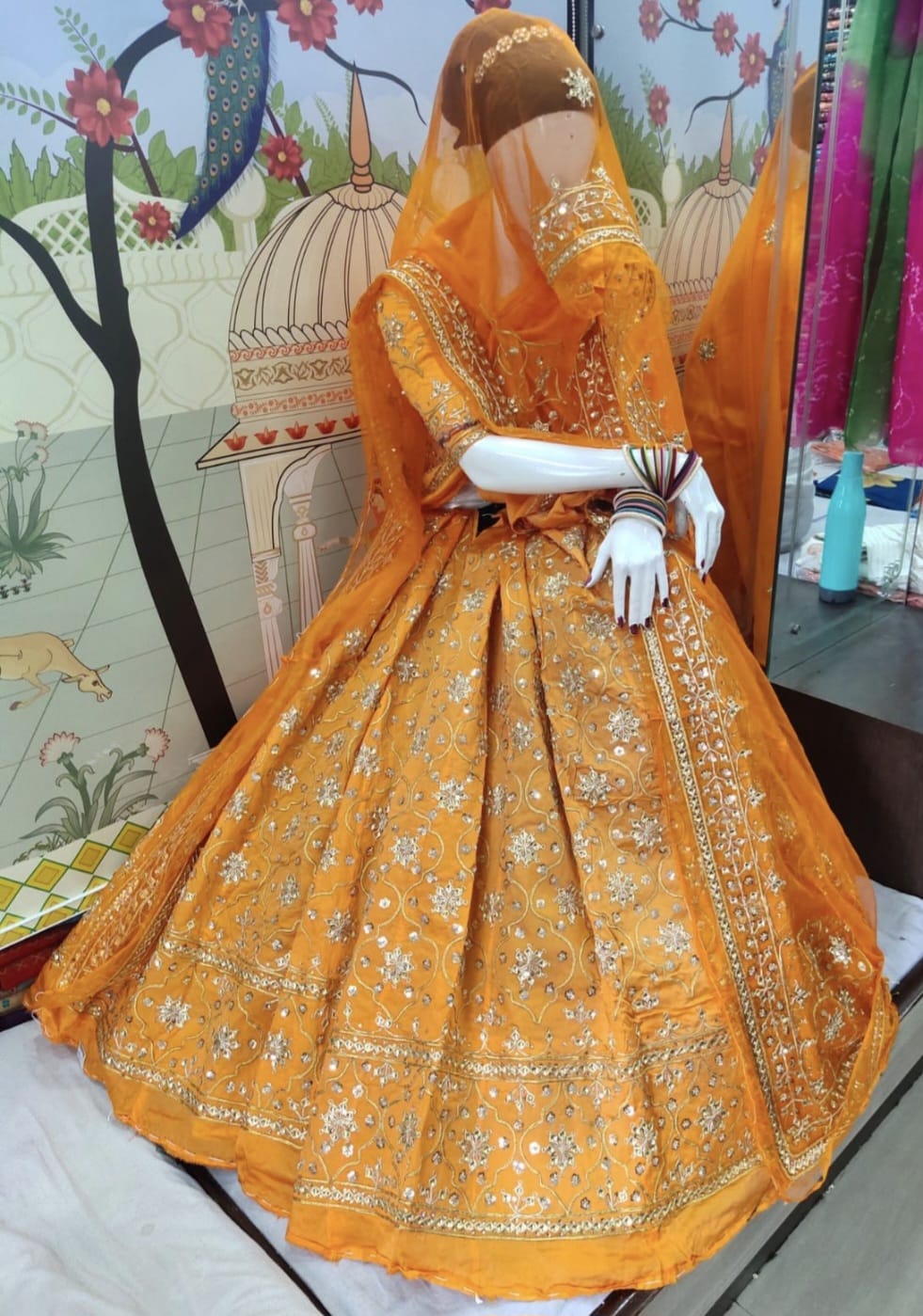 Nakharali Mustard Danka poshak