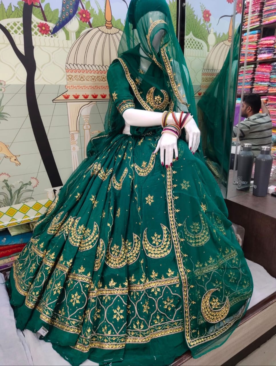 Chand Danka Poshak ( unstiched )