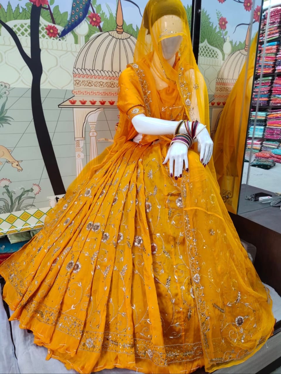 Haldi Royal Poshak( unstiched )