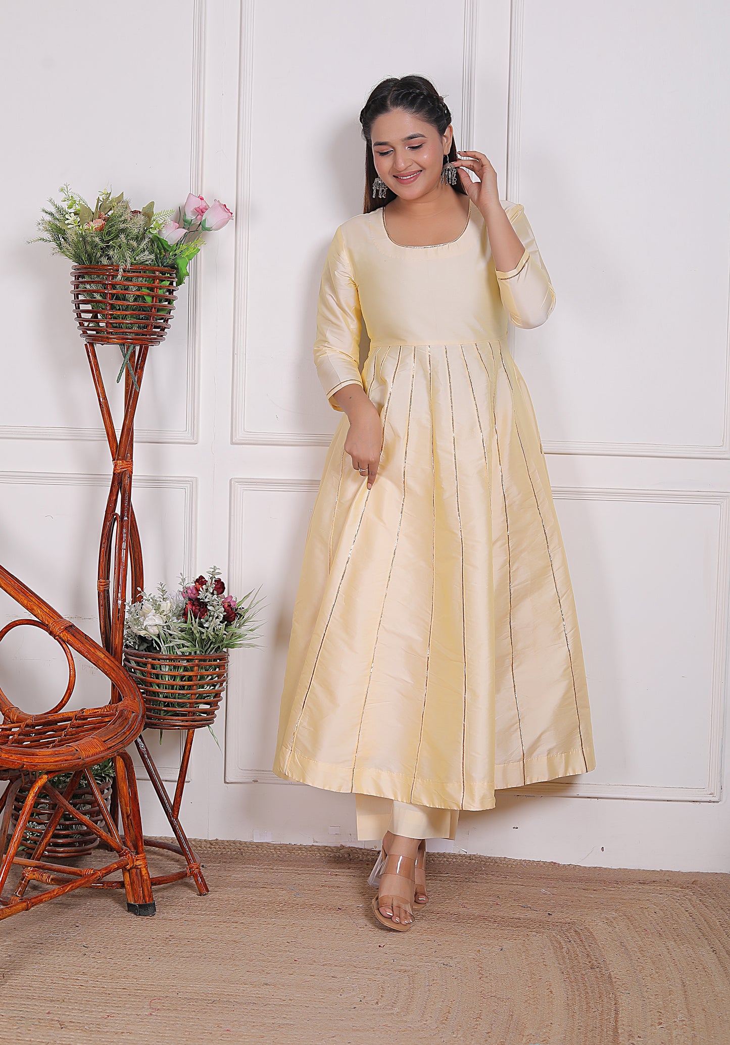 MISHIKA SUIT SET WITH ORGANZA  DUPATTA