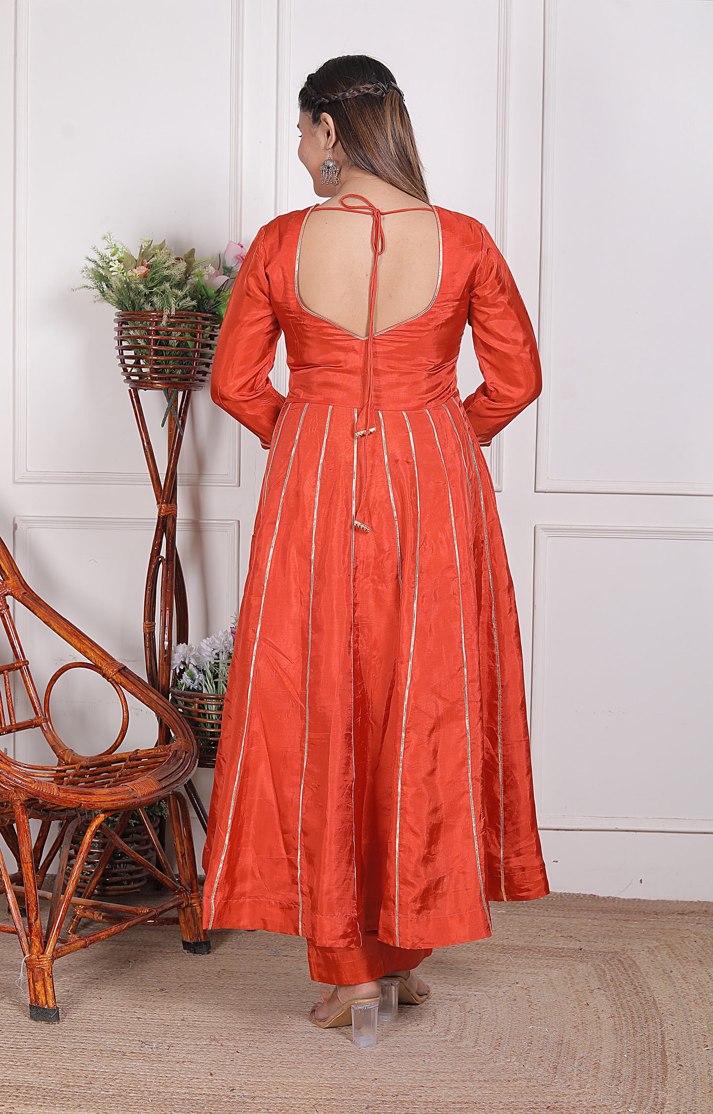 Pari Cobalt Gotta Patti Suit Set