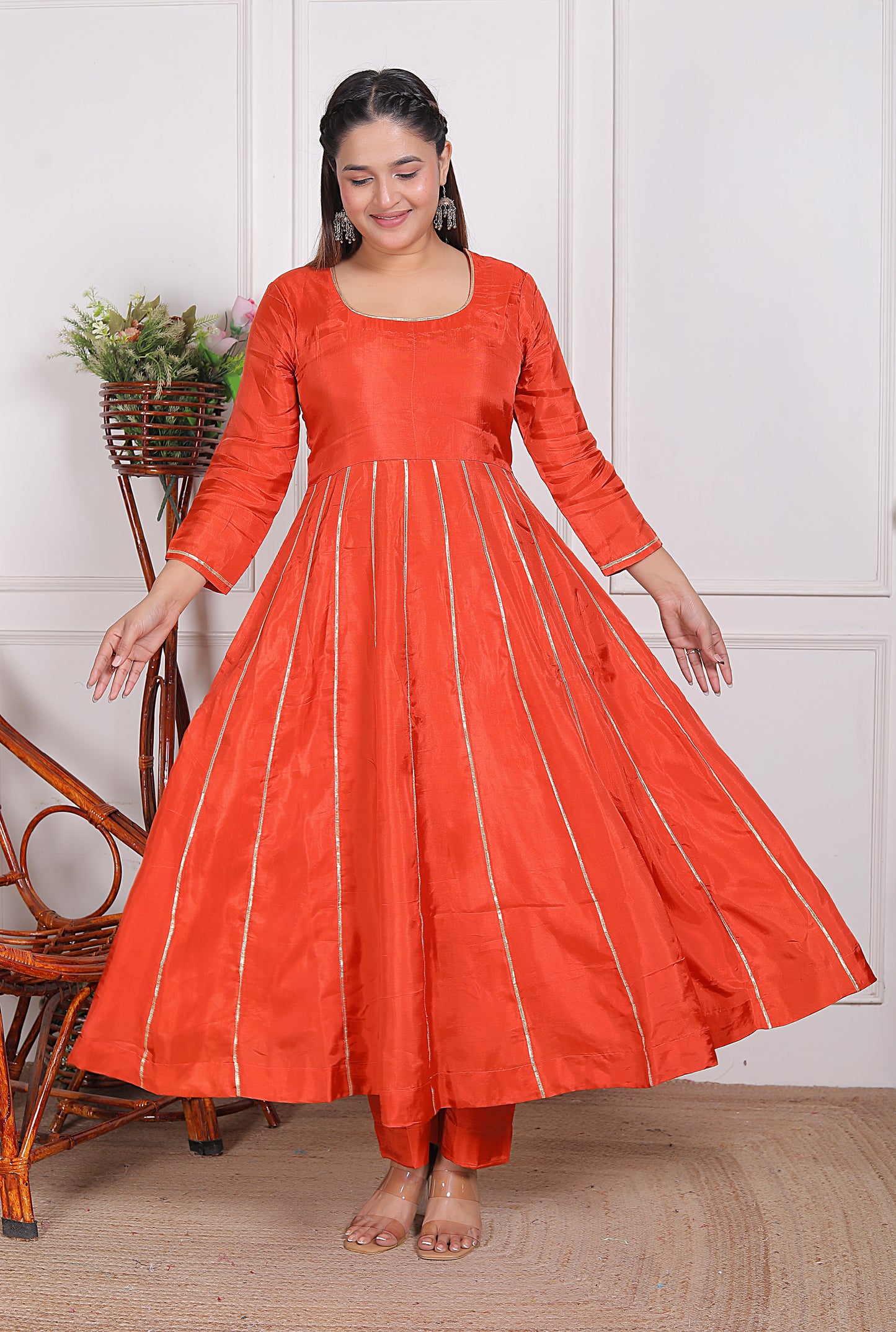 Pari Cobalt Gotta Patti Suit Set