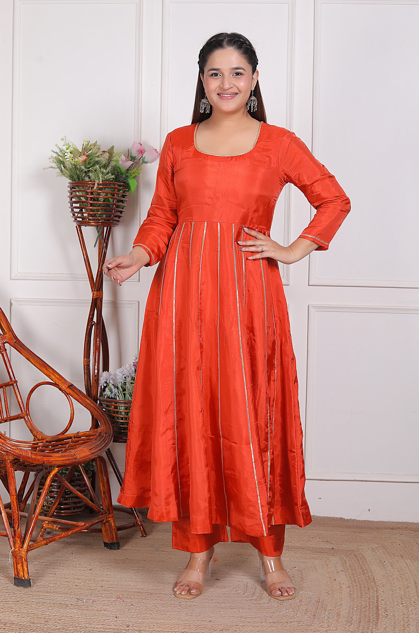 Pari Cobalt Gotta Patti Suit Set