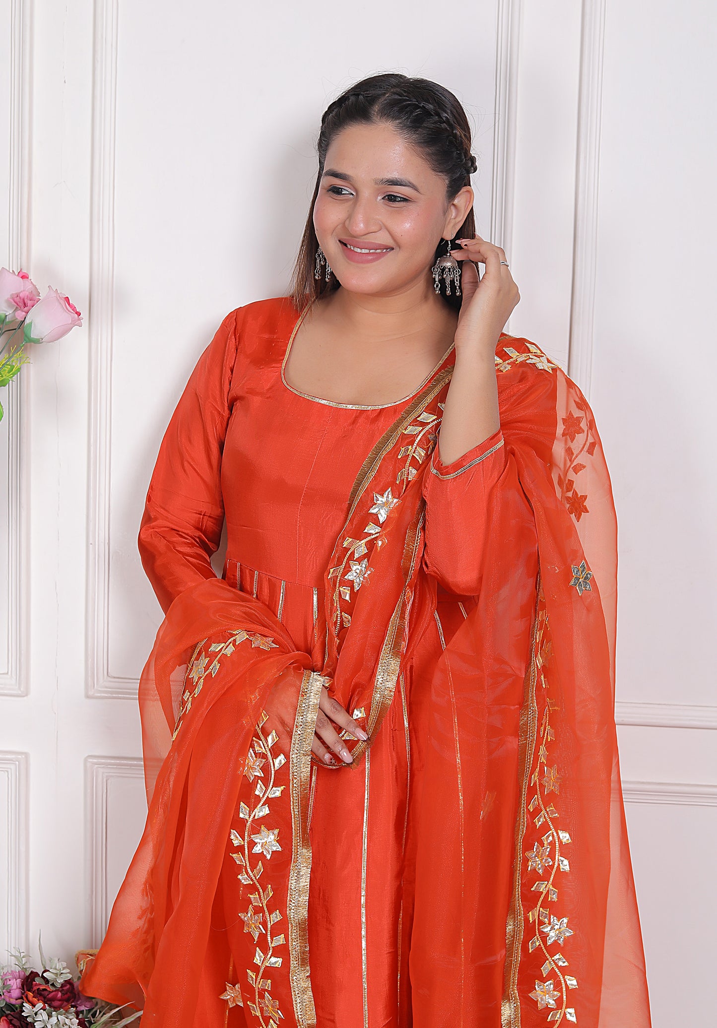 Pari Cobalt Gotta Patti Suit Set