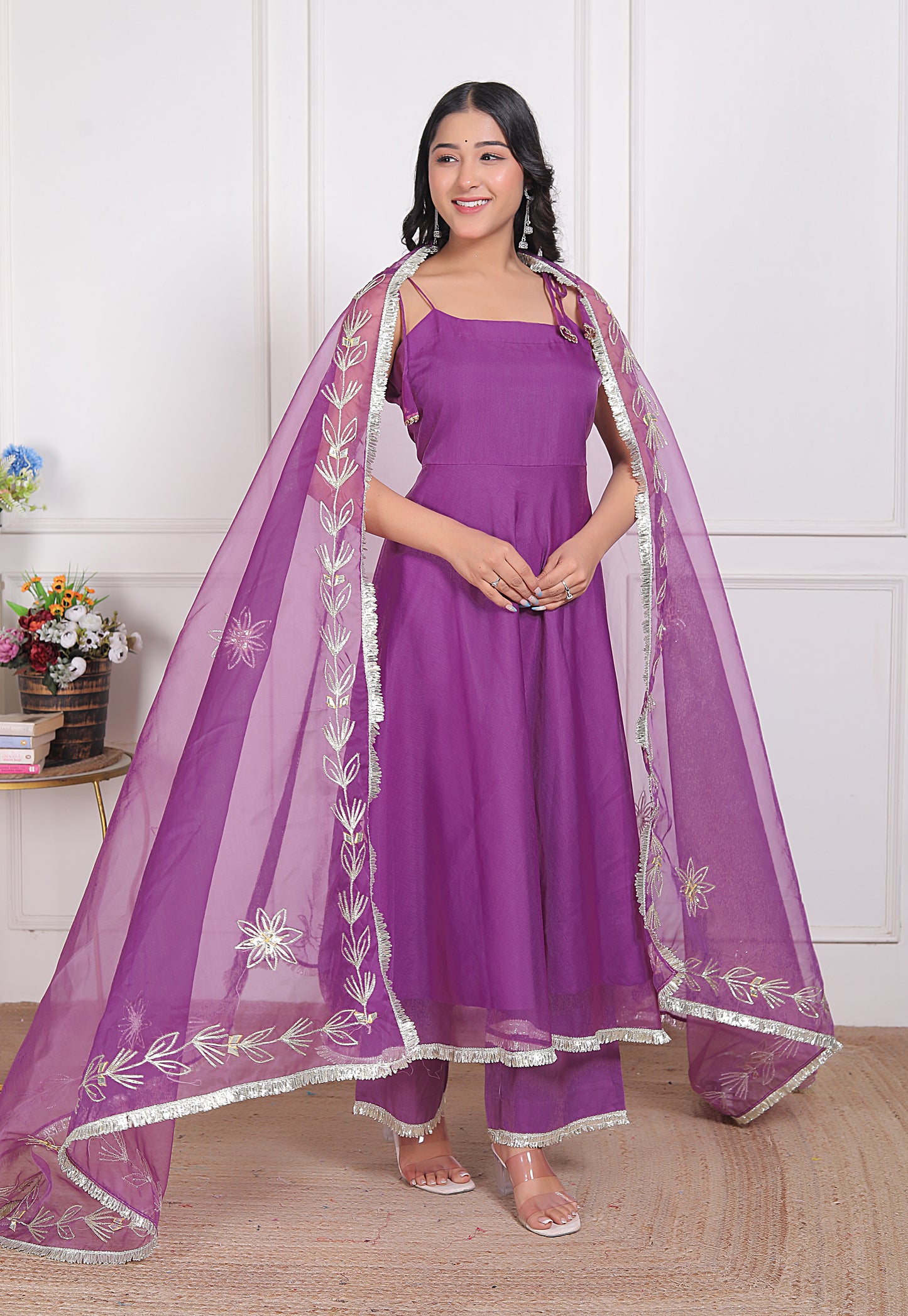 ROOH MAUVE SUIT SET
