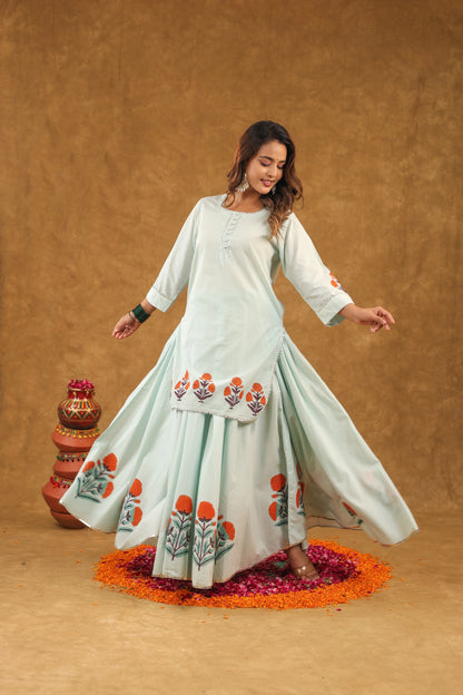 Madhavi Skirt Set