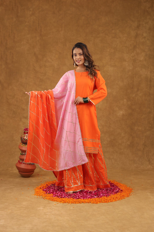 Kesar Phool Sharara Set