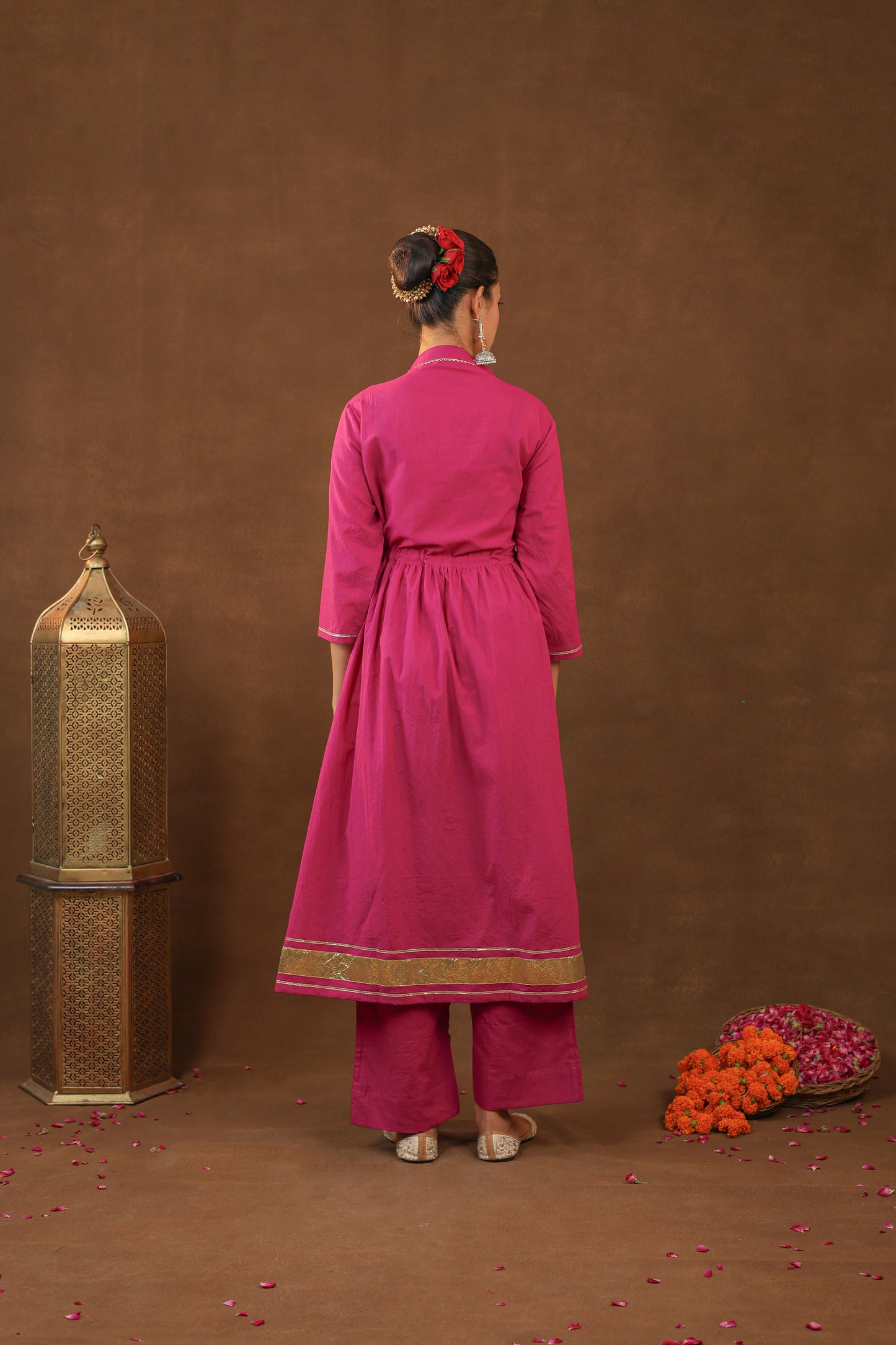 Classic Angrakha with Statement Dupatta