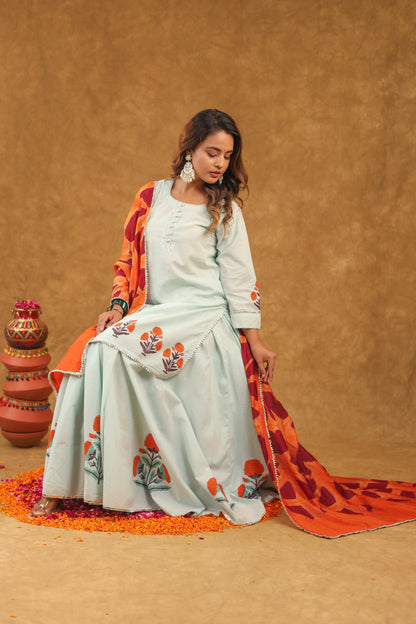 Madhavi Skirt Set