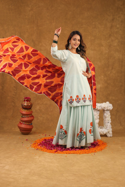 Madhavi Skirt Set