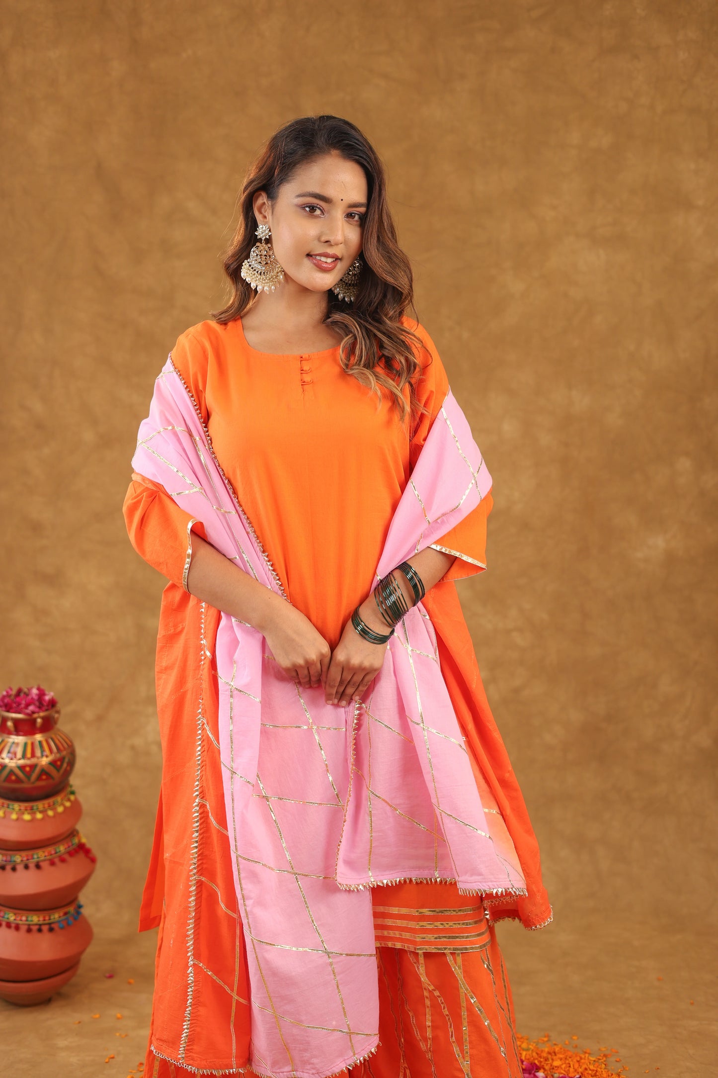 Kesar Phool Sharara Set