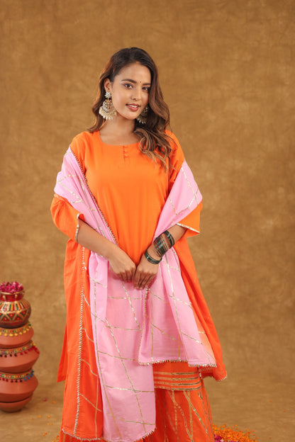Kesar Phool Sharara Set