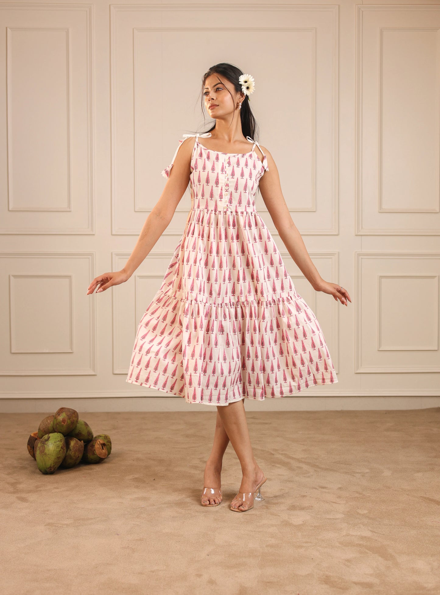 Pink Pop Strap kurta set