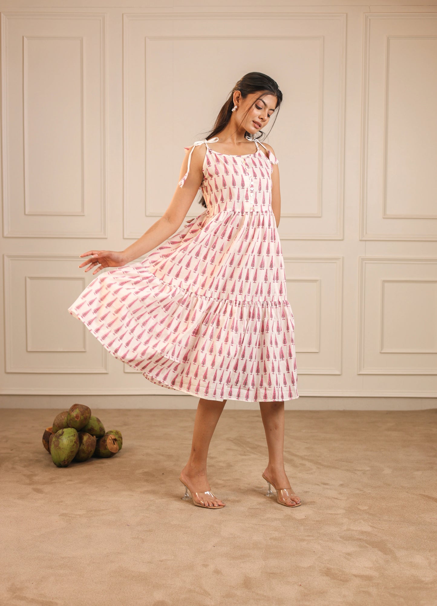 Pink Pop Strap kurta set