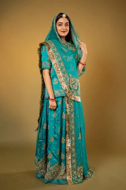 Parineeta Rajputi Poshak  ( unstiched )