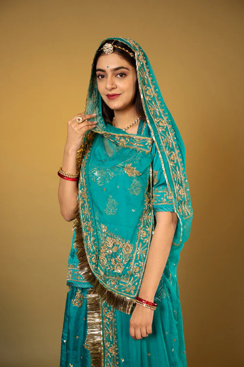 Parineeta Rajputi Poshak  ( unstiched )