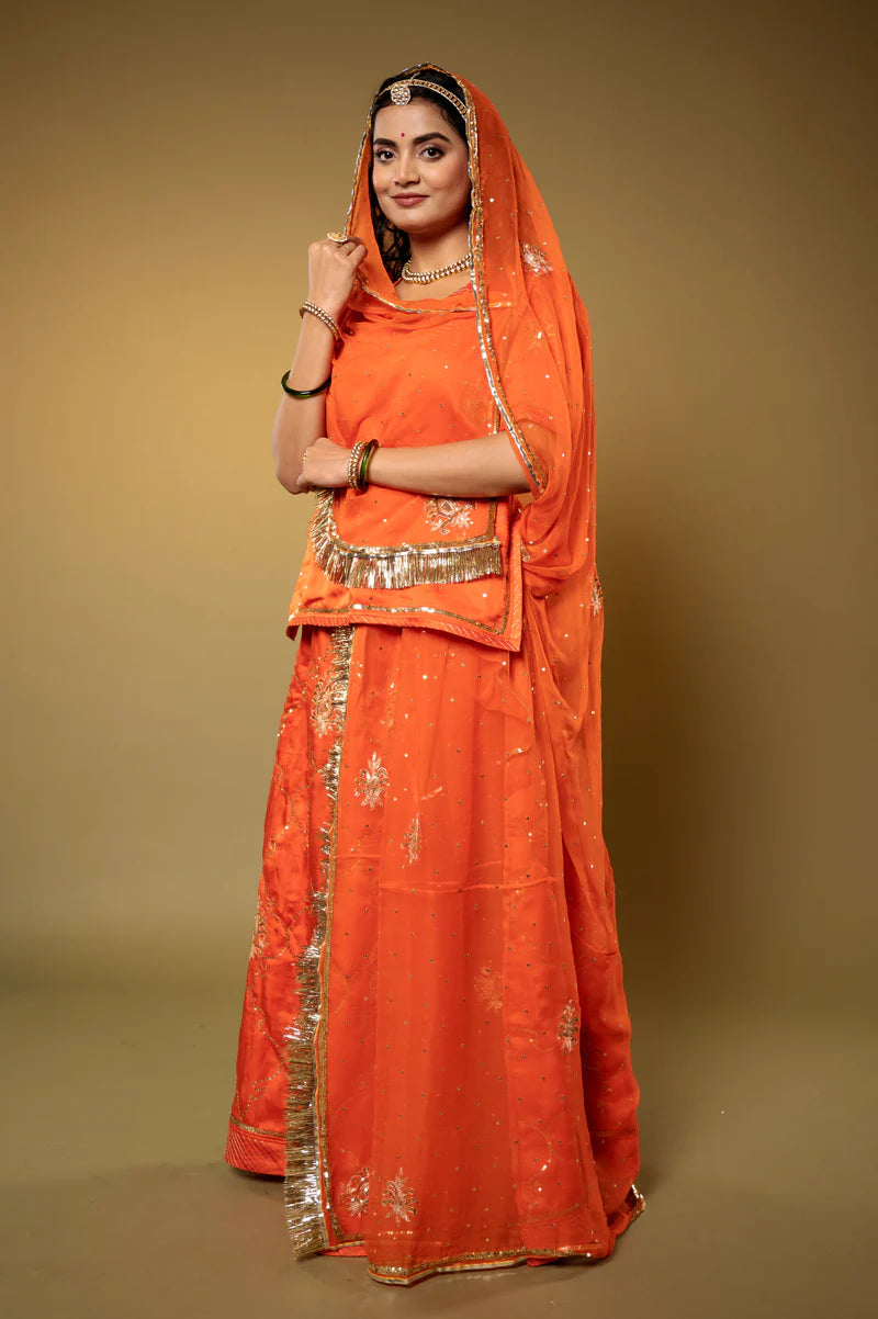 Rangeli Chand Poshak (unstiched)