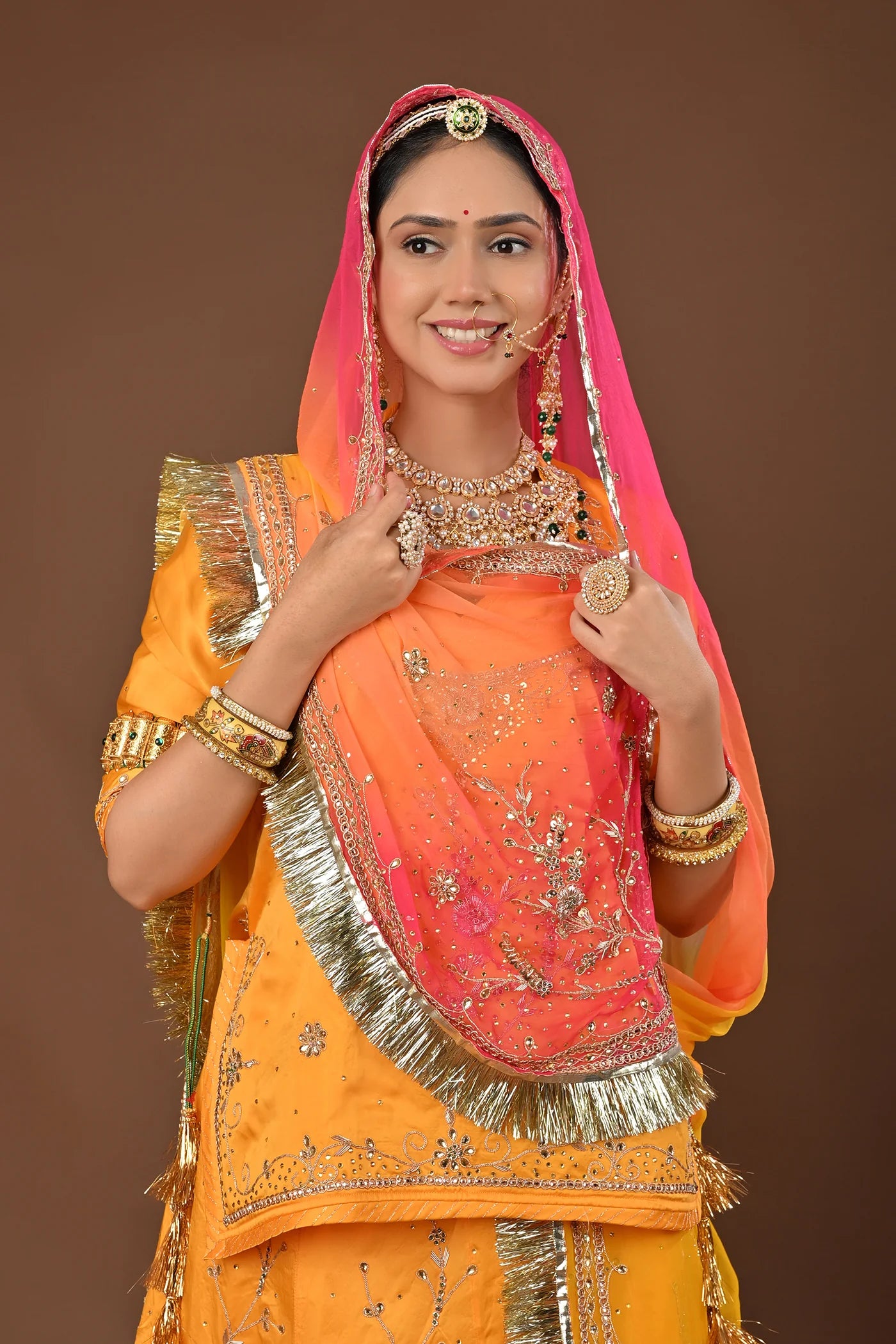 Ranaisa poshak  ( unstiched )
