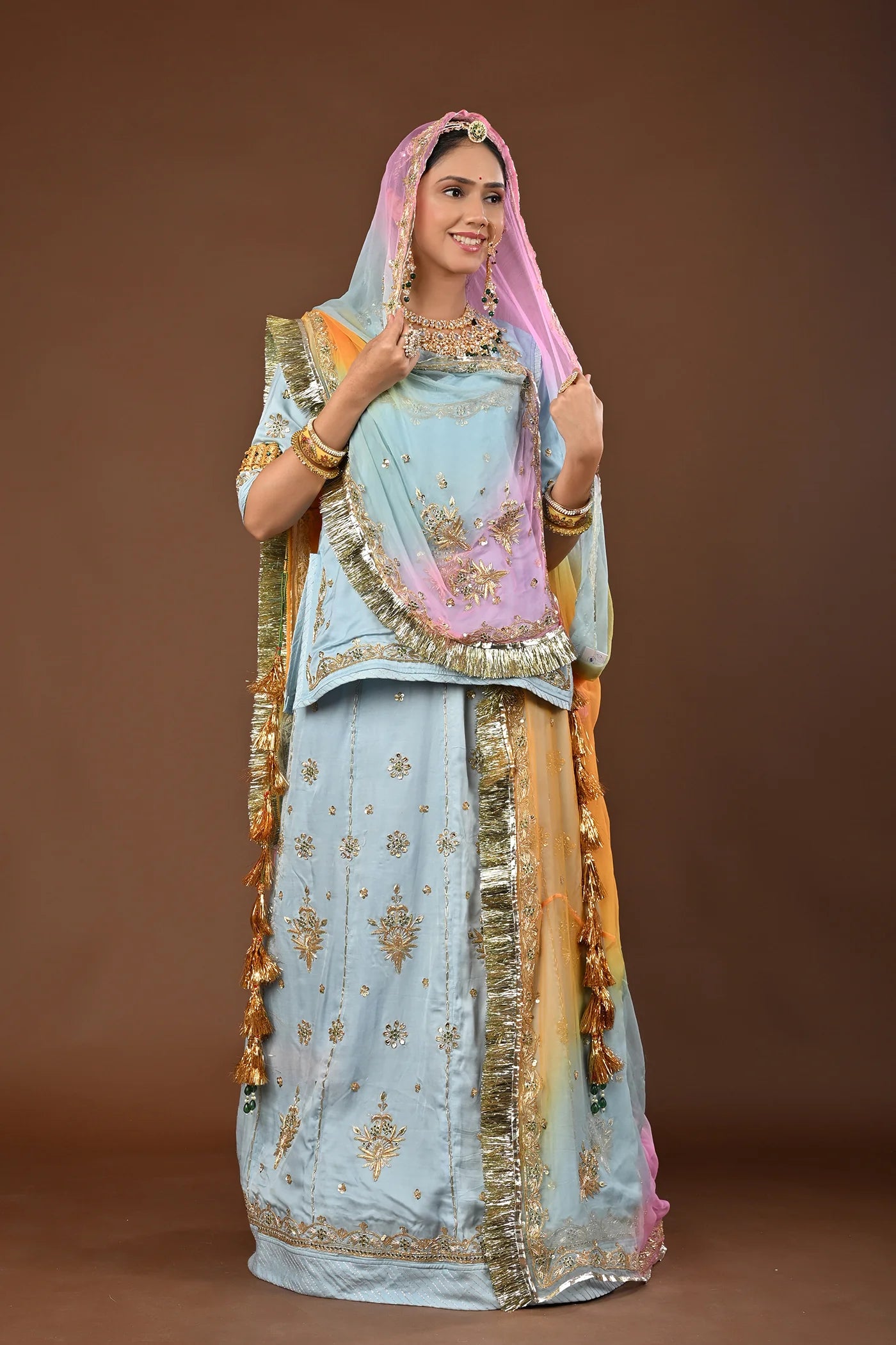Ranaisa poshak  ( unstiched )