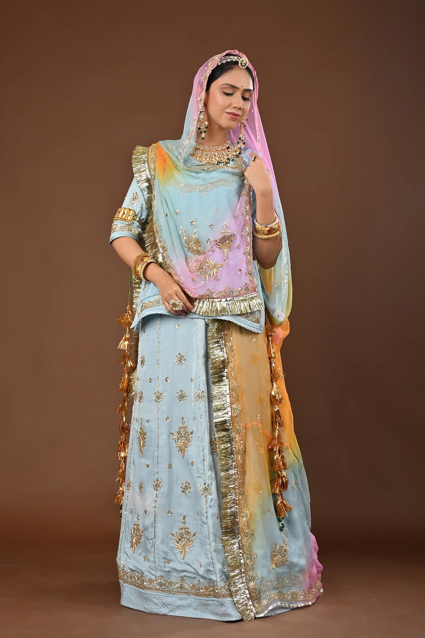 Ranaisa poshak  ( unstiched )