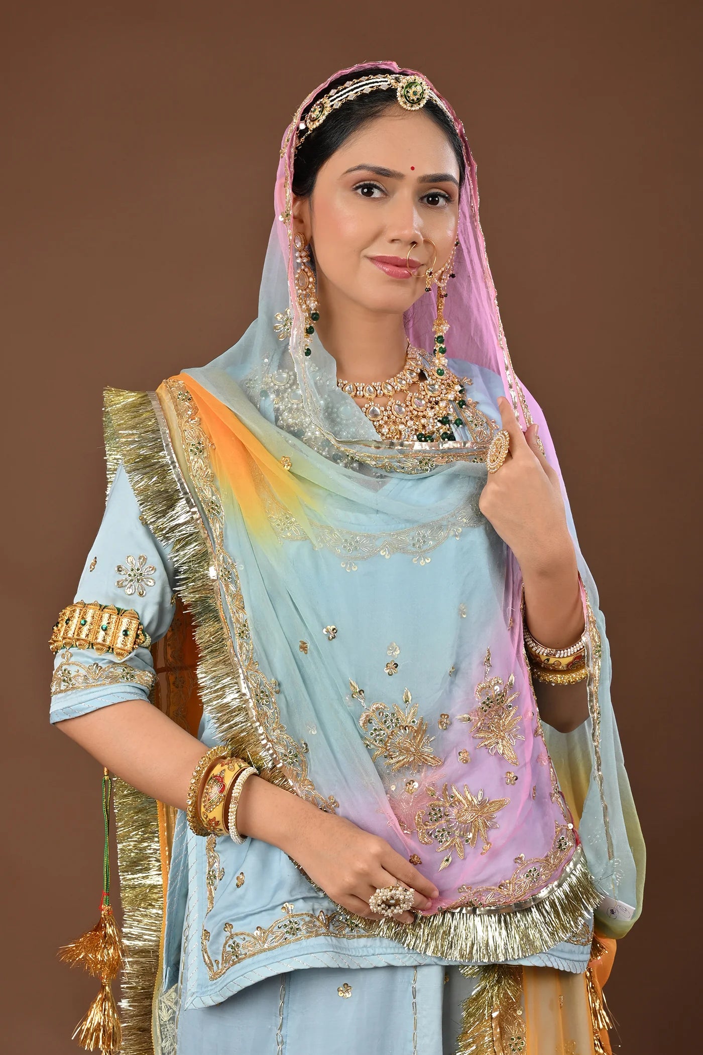 Ranaisa poshak  ( unstiched )
