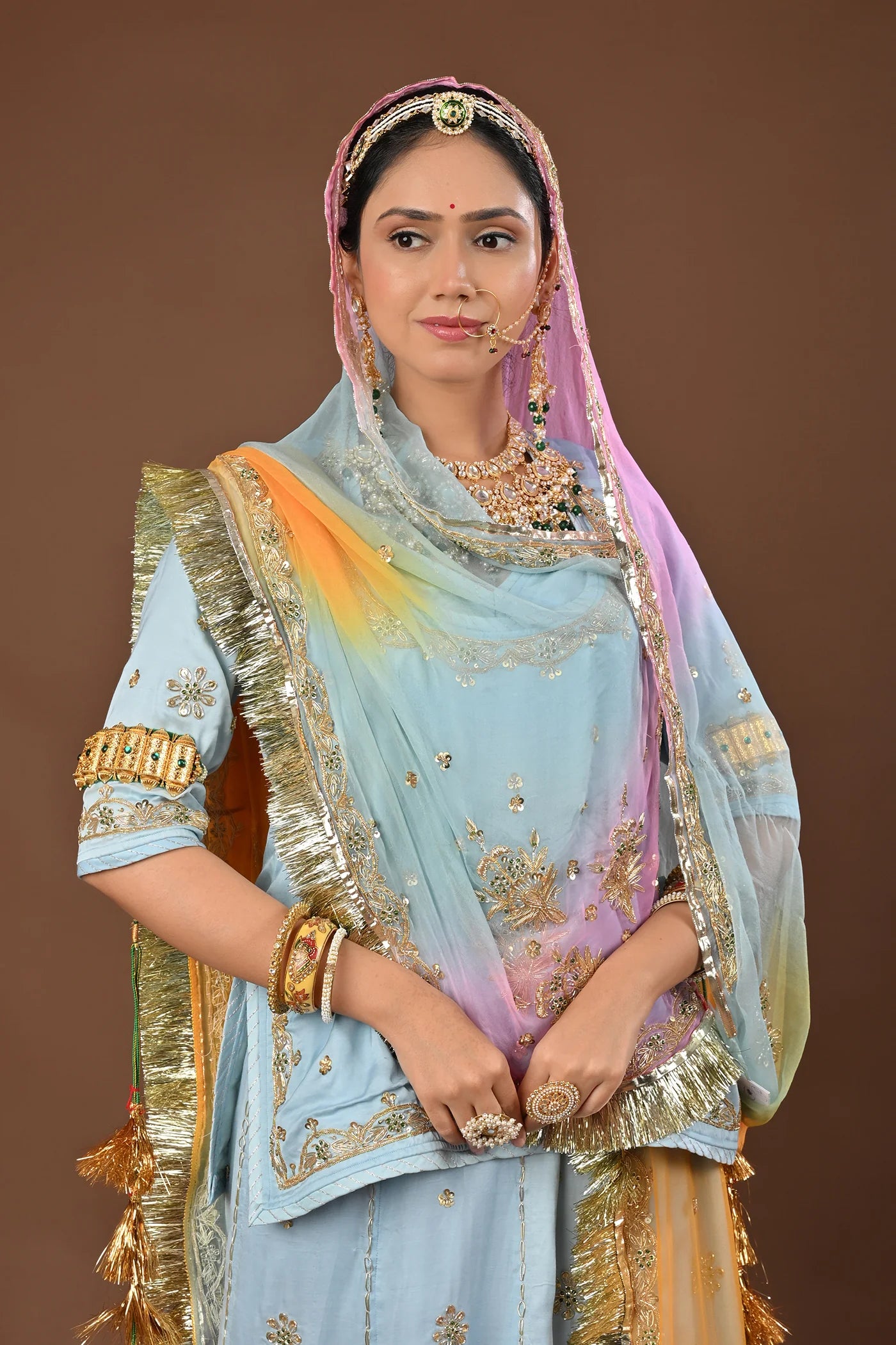 Ranaisa poshak  ( unstiched )