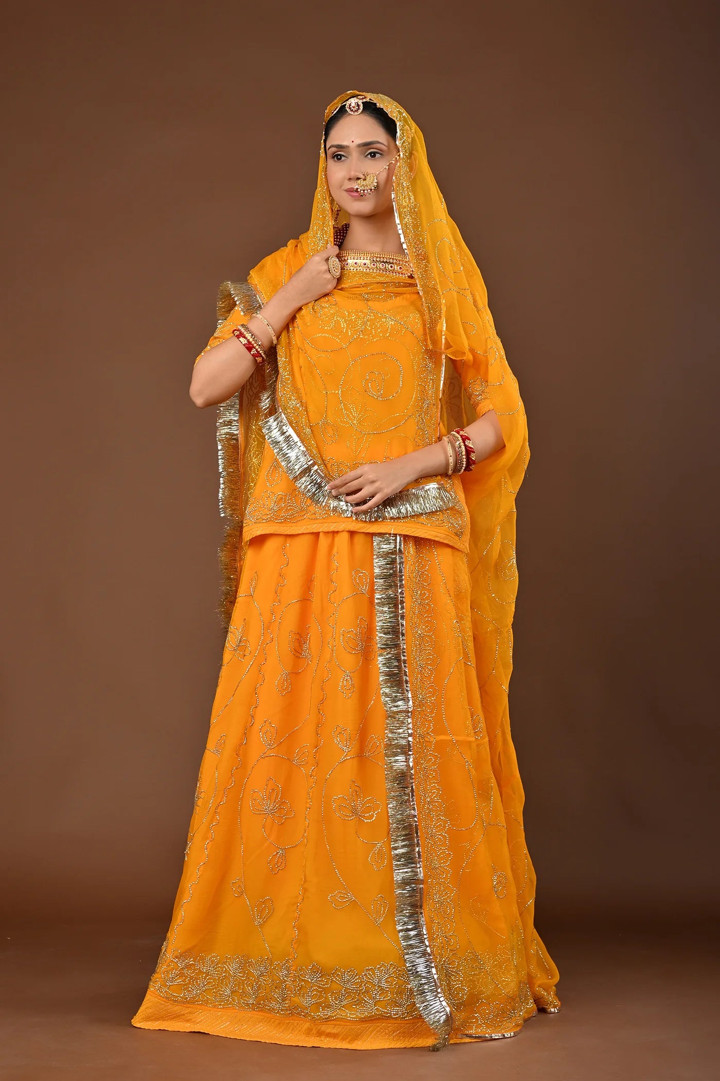Ranaisa poshak  ( unstiched )