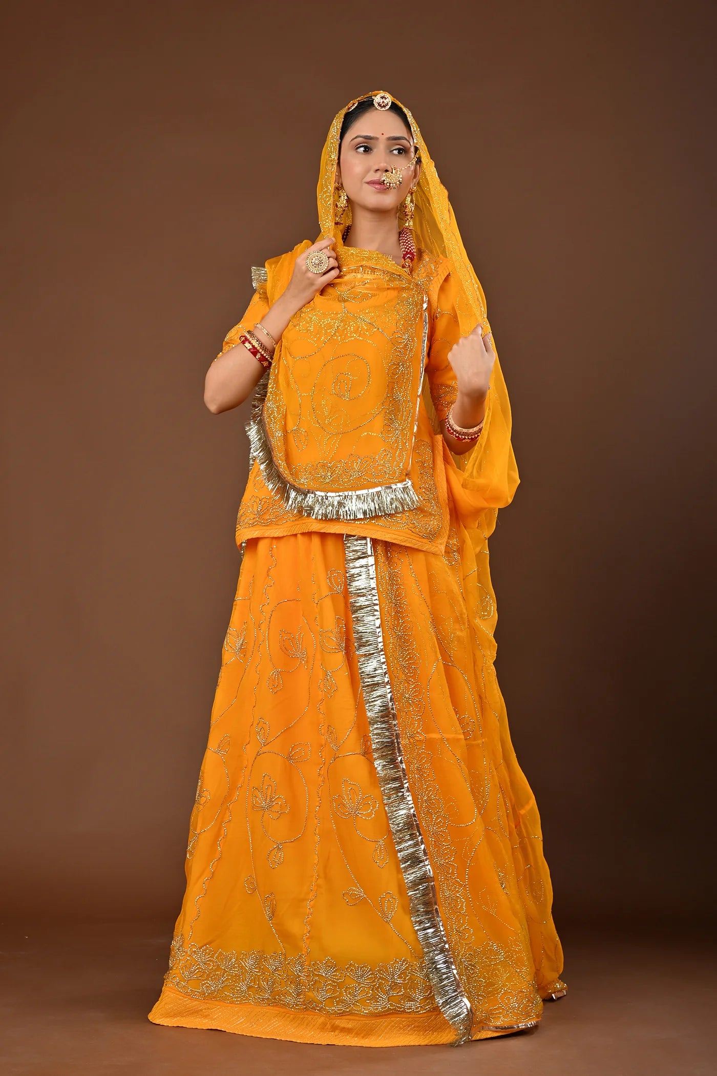 Ranaisa poshak  ( unstiched )