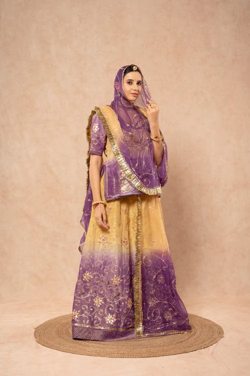 Bindiya zardozi poshak  ( unstiched )