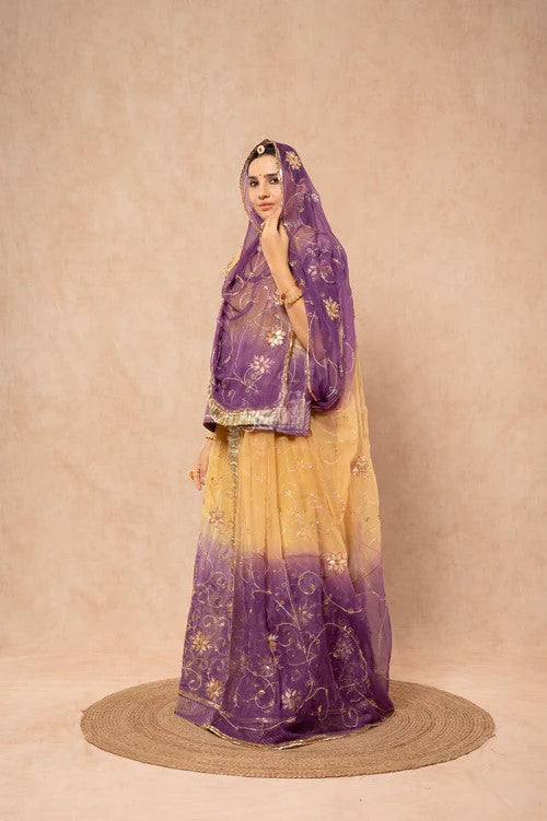 Bindiya zardozi poshak  ( unstiched )