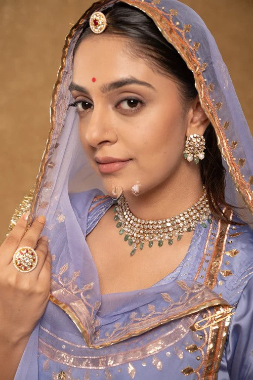 Ranisha Pink Poshak ( unstiched )