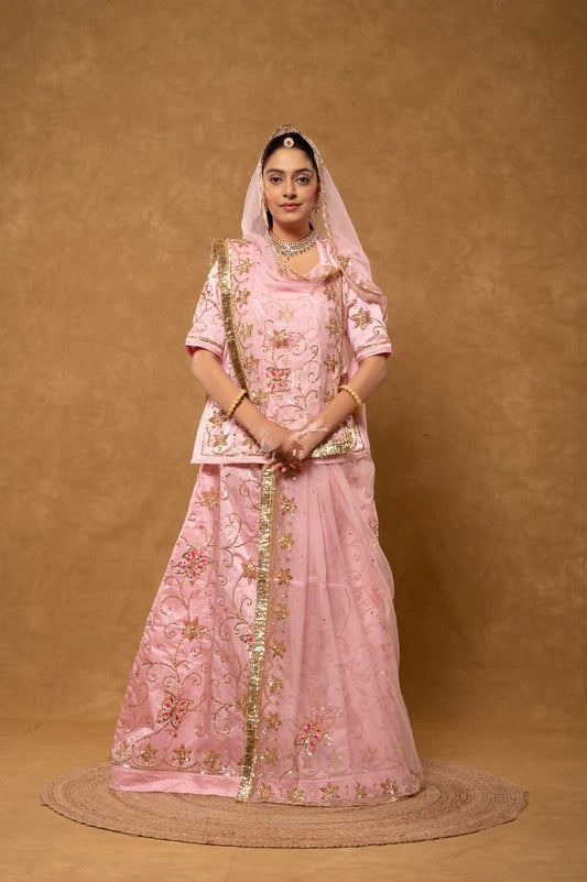 Gulabi Shringar  ( unstiched )