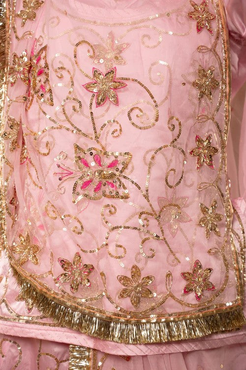 Gulabi Shringar  ( unstiched )