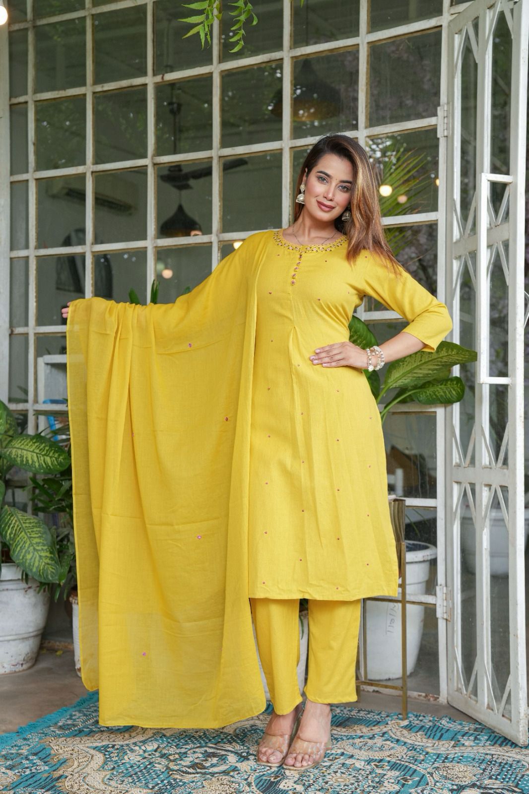 Yellow Suit Set