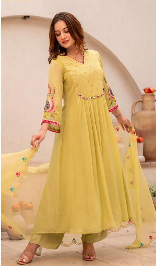 YELLOW ROKA SUIT SET
