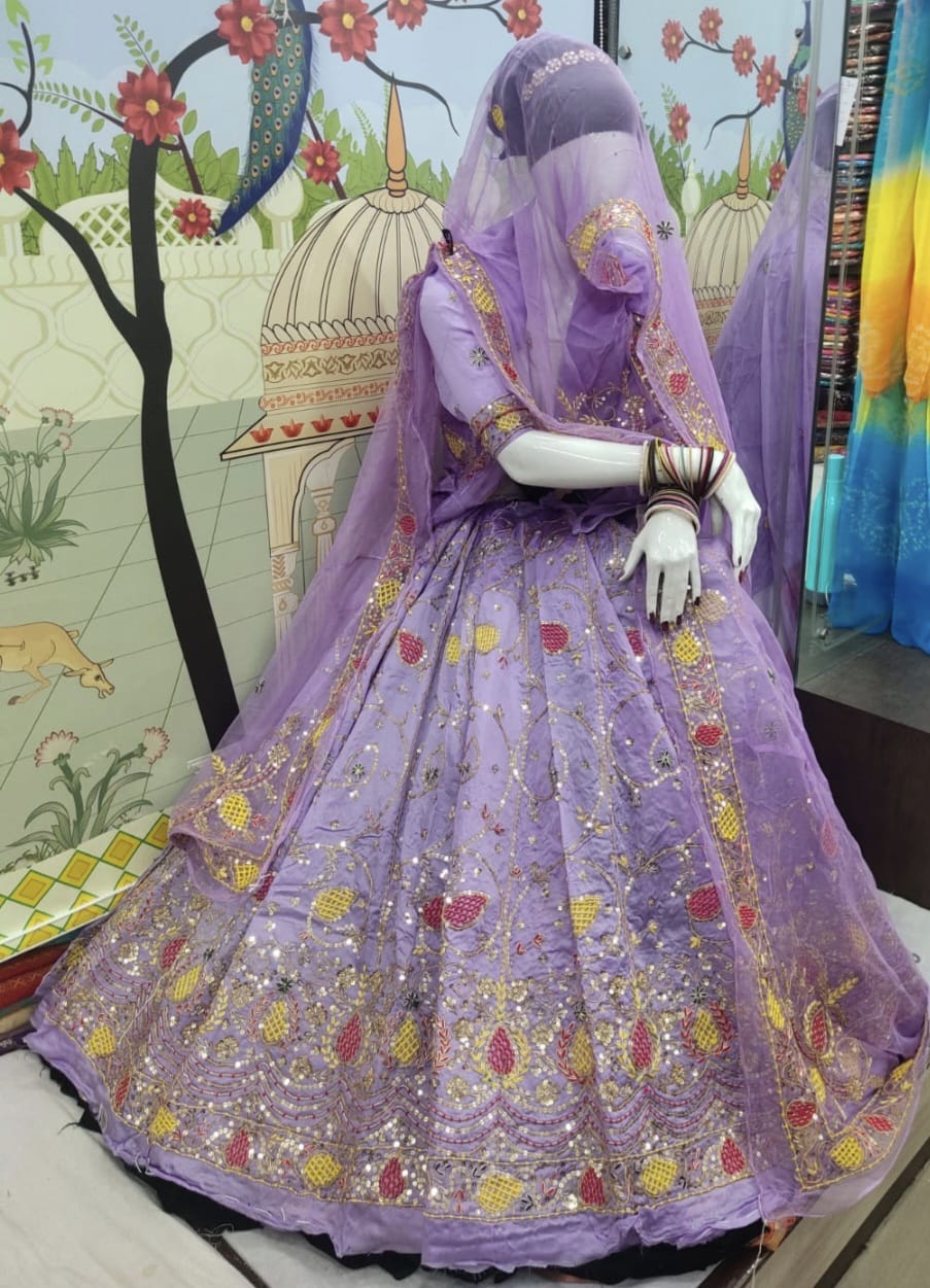 Jaipuri Gangor poshak  ( unstiched )