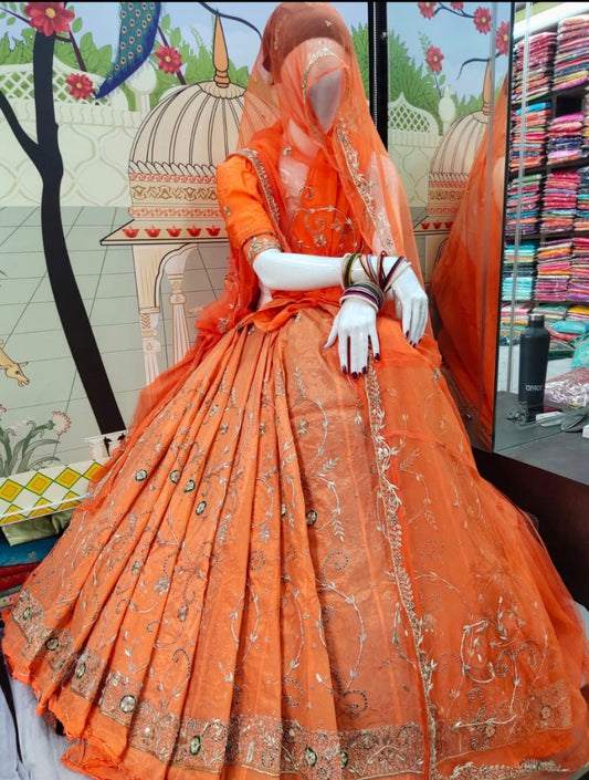 Bhawranisha Rajawadi Poshak ( unstiched )