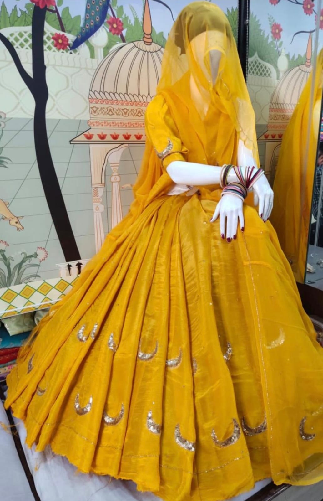 Haldi Chand poshak( unstiched)