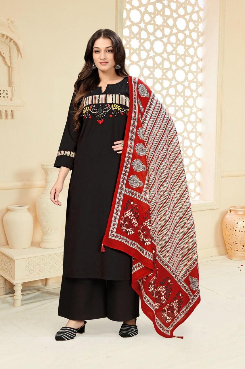Ethnic Heavy Cotton Suit Set
