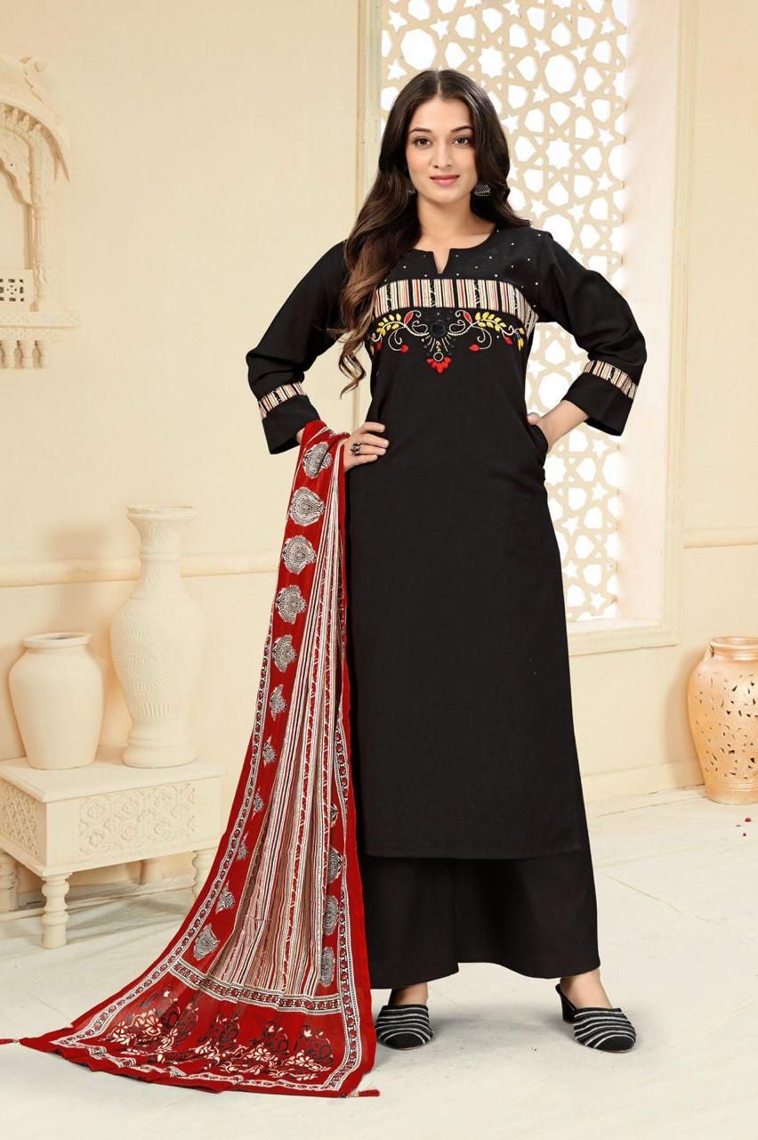 Ethnic Heavy Cotton Suit Set