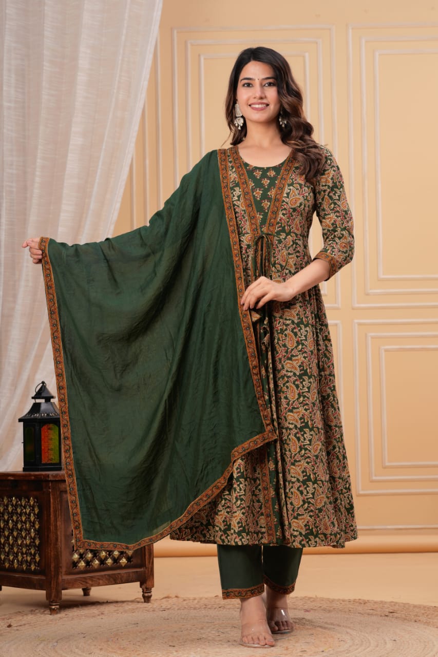 AZARAKHA  ANARKALI KURTI  SET
